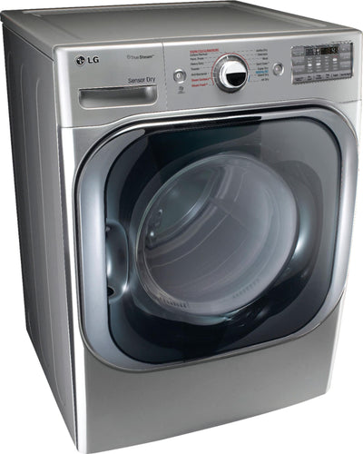 LG - 9.0 Cu. Ft. Gas Dryer with Steam and Sensor Dry - Graphite steel!

-Brand new out of the box, never used