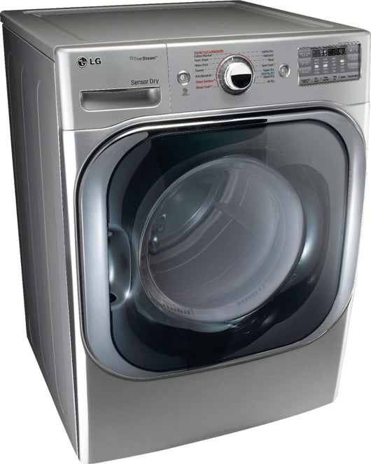 LG - 9.0 Cu. Ft. Gas Dryer with Steam and Sensor Dry - Graphite steel!

-Brand new out of the box, never used