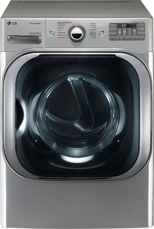 LG - 9.0 Cu. Ft. Gas Dryer with Steam and Sensor Dry - Graphite steel!

-Brand new out of the box, never used