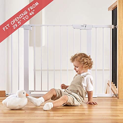 Mom's Choice Awards Winner-Cumbor 29.5-46" Auto Close Safety Baby Gate, Extra Tall and Wide Child Gate!

-Brand new in the box 