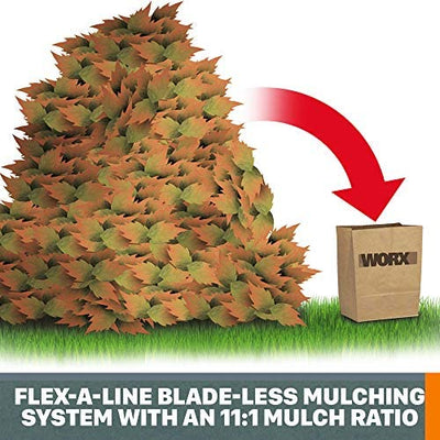 WORX WG430 13 Amp Electric Leaf Mulcher! (USED ONCE)