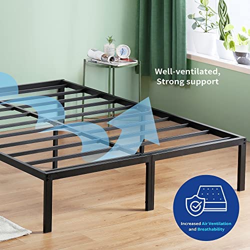 Olee Sleep 18 Inch Tall Heavy Duty Steel Slat Anti-slip Support Bed Frame, Full!

-Brand new in the box 