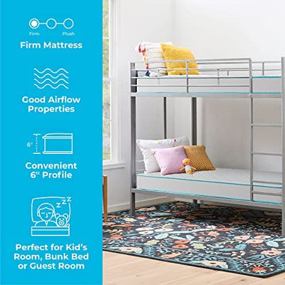 Linenspa 6 Inch Innerspring Full Mattress with Foam Layer - Firm Feel - CertiPUR-US Certified - Mattress in a Box!

-Brand new