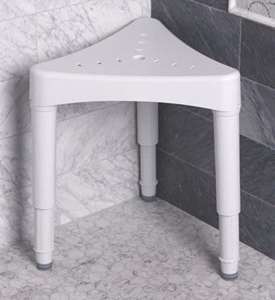 Maddak Adjustable Corner Shower Seat, White!

-Brand new in the box 