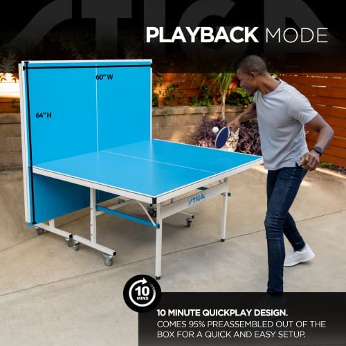 Stiga XTR Series Table Tennis Table – XTR and XTR Pro Indoor/Outdoor Ping-Pong Tables with All-Weather Performance and QuickPlay Design!

-Brand new in the box 