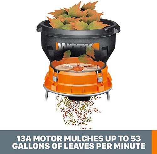 WORX WG430 13 Amp Electric Leaf Mulcher! (USED ONCE)