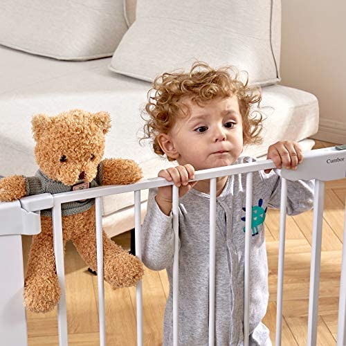 Mom's Choice Awards Winner-Cumbor 29.5-46" Auto Close Safety Baby Gate, Extra Tall and Wide Child Gate!

-Brand new in the box 