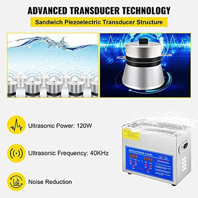 VEVOR Professional Ultrasonic Cleaner, Easy to Use with Digital Timer & Heater!

-Brand new in the box