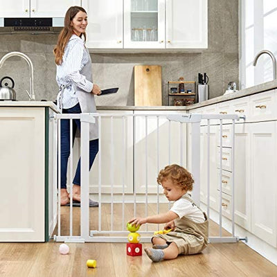 Mom's Choice Awards Winner-Cumbor 29.5-46" Auto Close Safety Baby Gate, Extra Tall and Wide Child Gate!

-Brand new in the box 