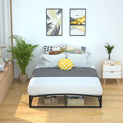Amazon Basics Metal Platform Bed Frame with Wood Slat Support, 10 Inches High, Queen, Black!

-Brand new in the box 