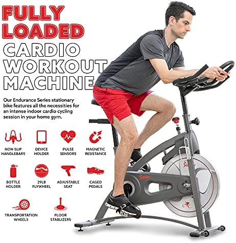 Sunny Health & Fitness Endurance Indoor Cycling Exercise Bike with Magnetic Resistance!

-Brand new and Assembled
