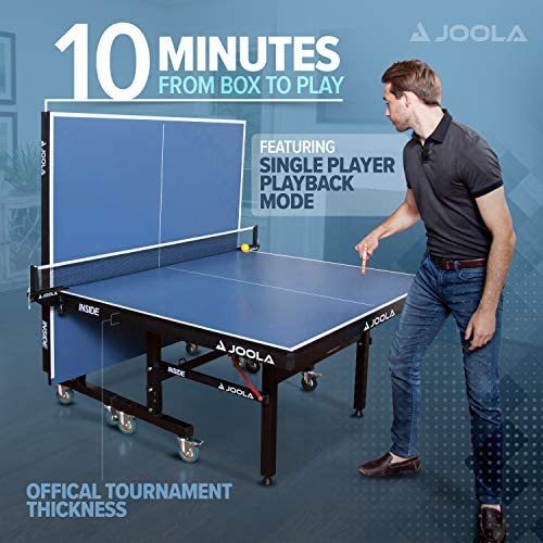 JOOLA Inside - Professional MDF Indoor Table Tennis Table with Quick Clamp Ping Pong Net and Post Set!

-Brand new in the box (Box is Large & Heavy, Must Bring Help To Lift - Must Bring Pick Up TRUCK OR TRAILER)
