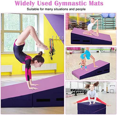 Incline Gymnastics Mat, 48x24 Inch Foldding Gymnastic Tumbling Mat with Handle!

-Brand new in the box 