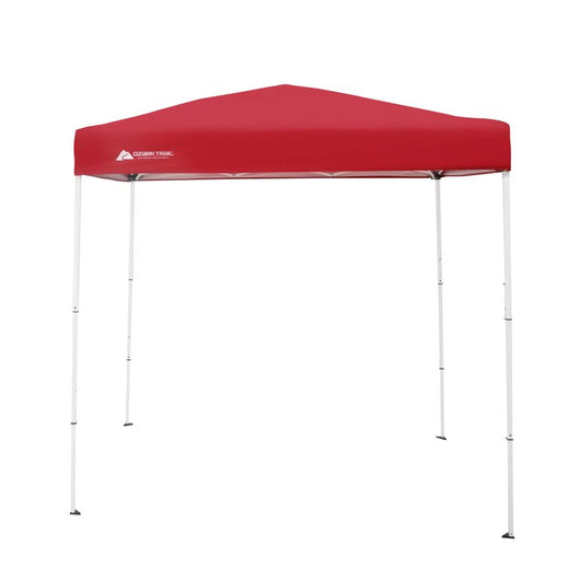 Ozark Trail 4' x 6' Instant Canopy Outdoor Shade Shelter, Brilliant Red; Assembled Dimensions :4 ft. x 6 ft. x 85 in.!

-Brand new in the carry Case (Fabric is new & never used but was folded up and put back inside by us to make sure it was clean)