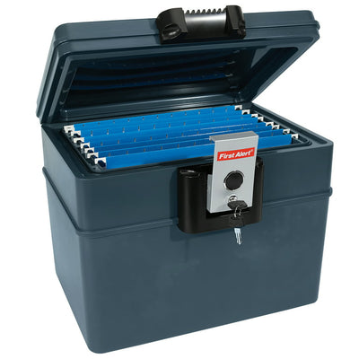 First Alert 2037F 0.62 Cu.Ft. Water and Fire Protector File Chest with Key Lock!

-Brand new out of the box 