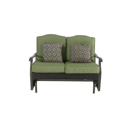 Better Homes & Gardens Providence Cushions Steel Outdoor Loveseat - Green**New out of Box**