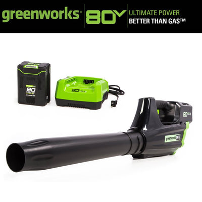 Greenworks PRO 80V 500 CFM Leaf Blower with 2.0 Ah Battery and Charger!

-Brand new in the box