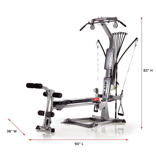 Bowflex Blaze 60+ Exercise Weight Lifting Body Building Home Gym with Power Rod Resistance!

-Brand new in the box (Assembly is required)

-CLEARANCE ITEM!!! - AUTOMATICALLY 20% OFF AT CHECKOUT!!! (PRICE AFTER 20% = $399)