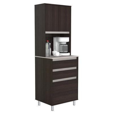 Inval Ambrossia Laminate 2-Door Breakroom Cabinet, Espresso and Grey!

-Brand new in the box 