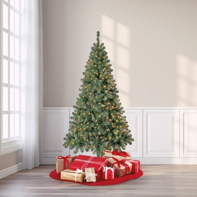 Holiday Time Prelit 300 Mini Clear Lights, Madison Pine Artificial Christmas Tree, 6.5'!

-Brand new in the box 