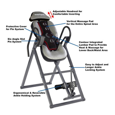 Innova ITM5950 Advanced Heat and Massage Therapeutic Inversion Table!

-Brand new in the box 