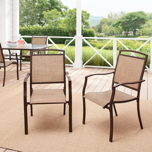 Mainstays Sand Dune 6 Piece Outdoor Patio Dining Set! (NEW & ASSEMBLED)