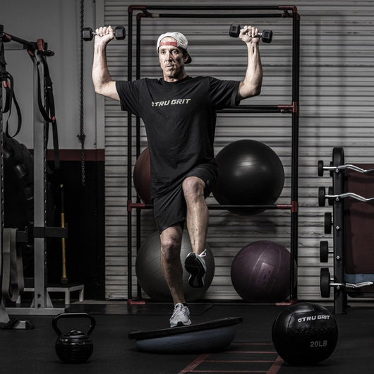 Tru Grit Fitness 40 lb Black Hex Rubber Dumbbell Weight With 360 Degree Welded Cast-iron Core - Set of 2! 

-Brand new out of the box
