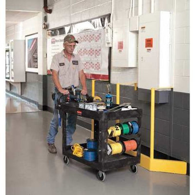 Rubbermaid Heavy Duty 2-Shelf Utility Cart W/lipped Shelf Medium!

-Brand new and assembled
