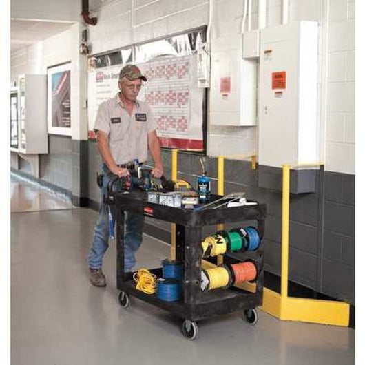 Rubbermaid Heavy Duty 2-Shelf Utility Cart W/lipped Shelf Medium!

-Brand new and assembled