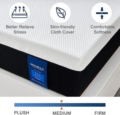 Molblly King Size Mattress, 12 Inch Premium Cooling-Gel Memory Foam Mattress!

-Brand new in the box 