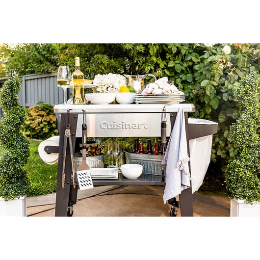 Cuisinart Outdoor Stainless Steel Grill Prep Table!

-Brand new in the box 