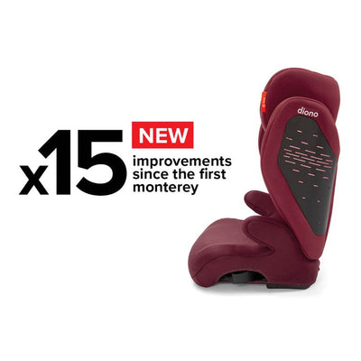 Diono Monterey 4DXT Latch 2-in-1 Booster Car Seat, Plum!

-New in the box 