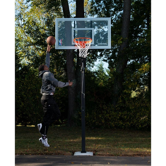 Spalding NBA 54" Glass U-Turn In-Ground Hoop System!

-Brand new in the box 