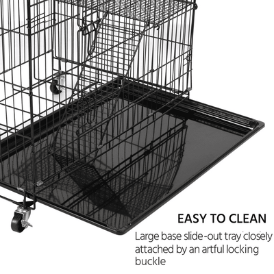 Yaheetech, 4-Tier & 1-Hammock Playpen, Premium Cat Cage, Black, 47-in!

-Brand new in the box 
