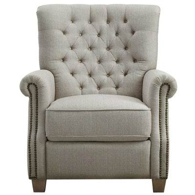 !!!REDUCED!!! Better Homes & Garden Tufted Push Back Recliner, Gray Fabric Upholstery!  -Brand new out of the box