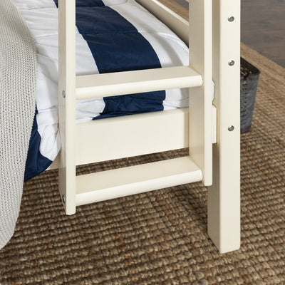 Manor Park Solid Wood Twin Over Twin Bunk Bed, White!

-Brand new in the box 