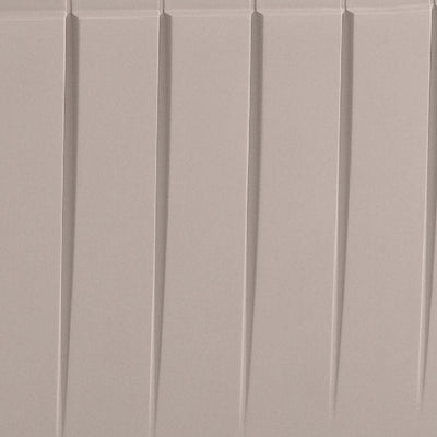 Keter Novel Outdoor 90 Gallon Plastic Deck Box, Black!! NEW AND ASSEMBLED, SIDE CRACKED(PHOTOS SHOWN)!!