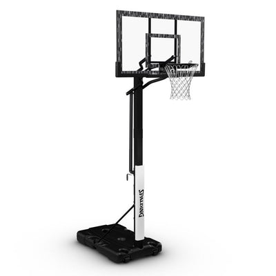 Spalding 60 in. Acrylic Screw Jack Portable Basketball Hoop!

-Brand new in the box (Box is very ugly, but was opened and all parts were counted, was just very difficult to retape box)