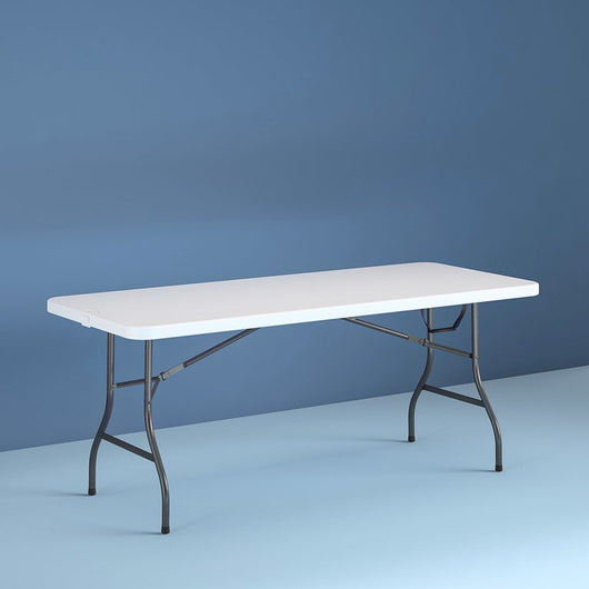 Cosco 8 Foot Centerfold Folding Table, White!  -Brand new, minor shipping damage
