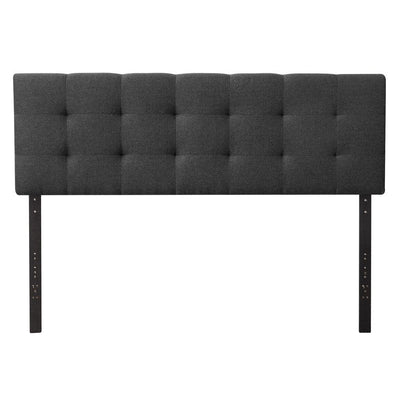 Rest Haven Eugene Square Tufted Upholstered Headboard, Full, Charcoal!

-Brand new in rhe box 