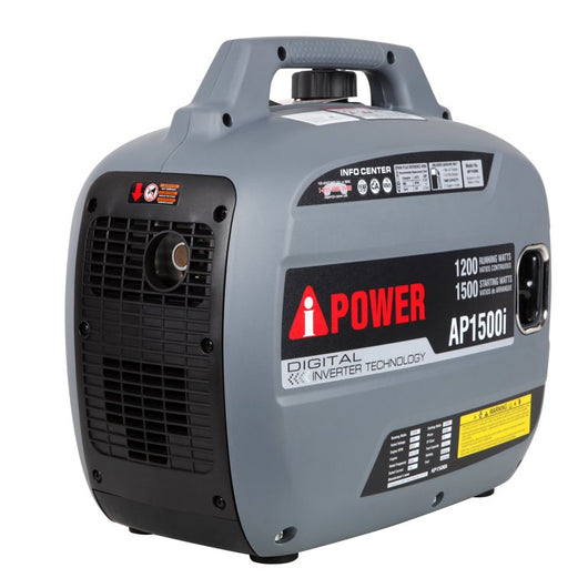 A-iPower AP1500i 1500W Enclosed Digital Inverter Generator in Gray!

-Brand new in the box 