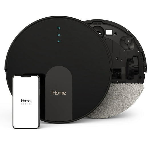 iHome AutoVac Eclipse G 2-in-1 Robot Vacuum and Mop with Homemap Navigation, Ultra Strong Suction Power, Wi-Fi/App Connectivity! -New!