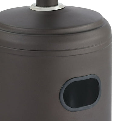 Mainstays 48,000 BTU Mocha Powder Coat Finish Propane Gas Outdoor Patio Heater!  -Brand new in the box