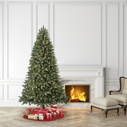 Holiday Time Prelit 500 LED Clear Lights, Birchwood Fir Artificial Christmas Tree, 7.5'!

-Brand new in the box 