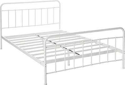 ZINUS Florence Full Panel Metal Platform Bed Frame / Mattress Foundation / No Box Spring Needed / Easy Assembly, White, Queen!

-Brand new in the box 