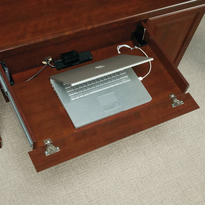 Sauder Heritage Hill Computer Credenza Desk, Classic Cherry!
-Brand new in the box 