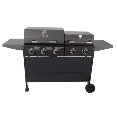 Expert Grill Combo 5-Burner Propane Gas Grill & Independent Griddle!

-Brand new in the box 