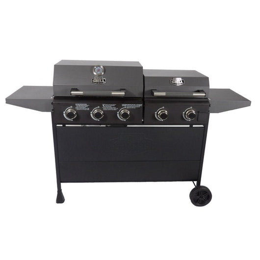 Expert Grill Combo 5-Burner Propane Gas Grill & Independent Griddle!

-Brand new in the box 