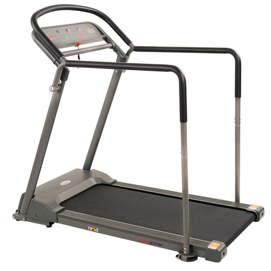Sunny Health & Fitness Recovery Walking Pad Treadmill Machine, Low Profile Deck, Handrails for Mobility/Balance Support SF-T7857!

-Brand new and assembled, does have very small crack in plastic from shipping, does not affect functionality 