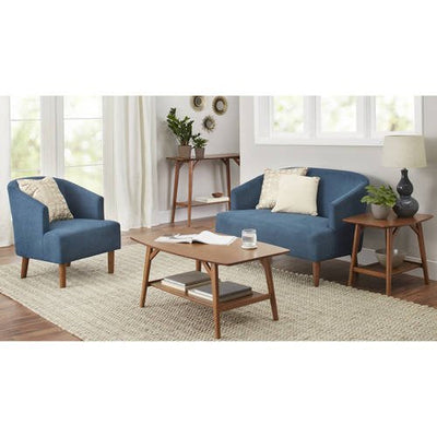 Better Homes & Gardens Reed Mid-Century Modern Console Table, Pecan!

-Brand new in the box 